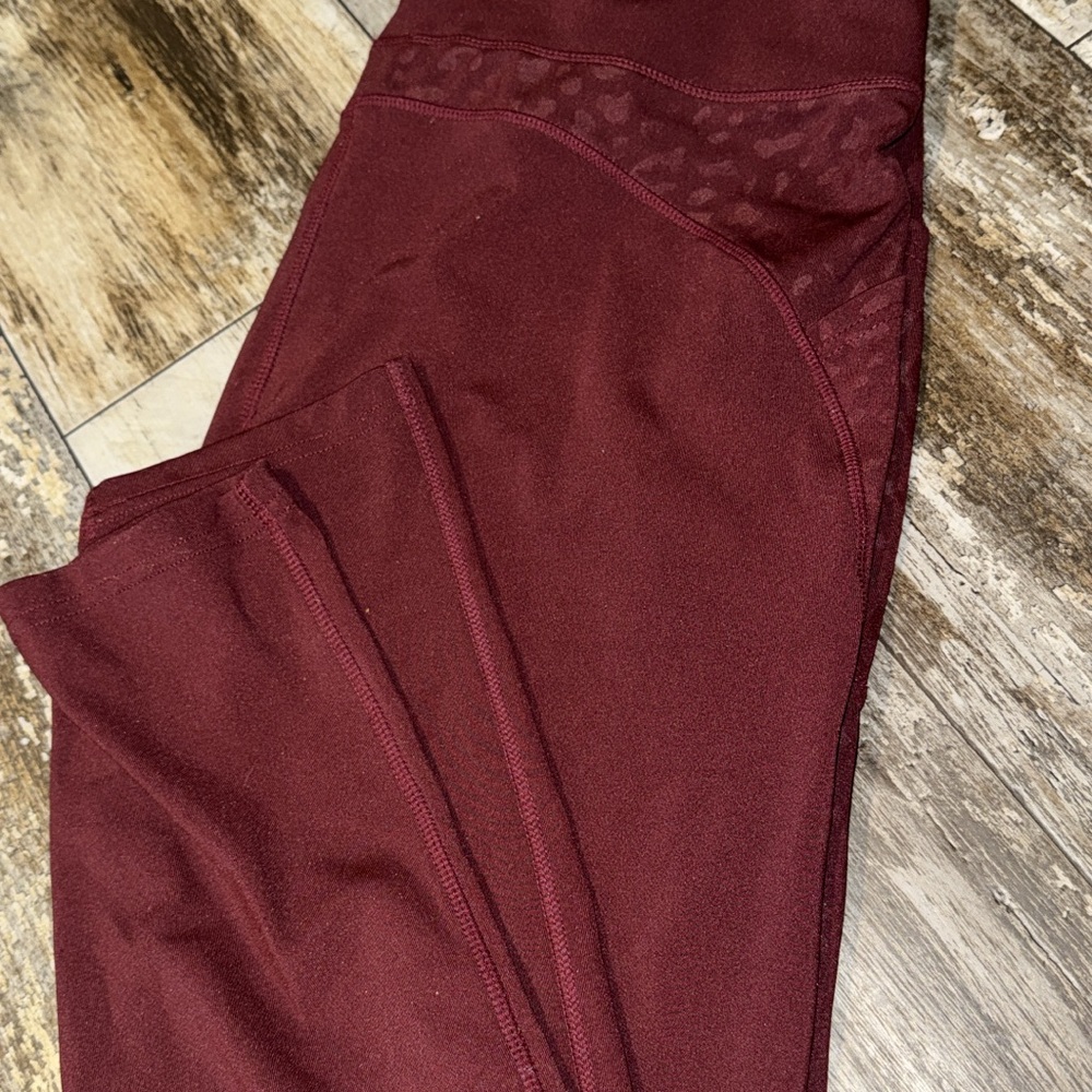Burgundy Leggings